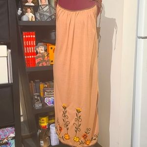 70's Vintage Summer Maxi Dress Handmade